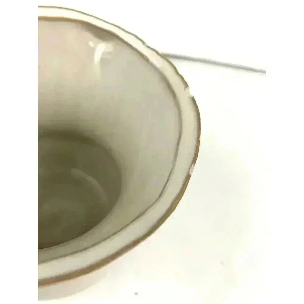 Small Ceramic Vase Pottery With Handles Beige‎ 5